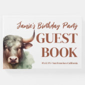 トーラス〔占星術の〕十二宮図をテーマにした誕生日パーティー ゲストブック (正面)