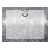 トーラス〔占星術の〕十二宮図グランジサインシ動揺してェアスタイル ノートパッド (正面)