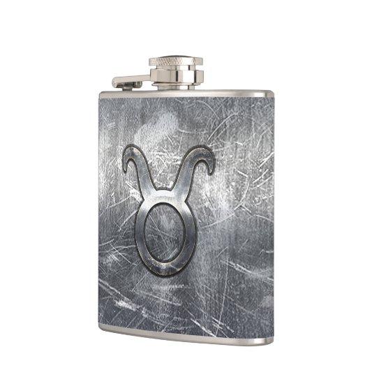 トーラス〔占星術の〕十二宮図グランジサインシ動揺してェアスタイル フラスク (左)