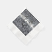 トーラス〔占星術の〕十二宮図グランジサインシ動揺してェアスタイル 縁ありカクテルナプキン (角)