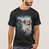 トーラス〔占星術の〕十二宮図スターインスパイアシンボル、銀河系、コズミック Tシャツ (正面)