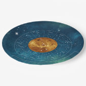 トーラス〔占星術の〕十二宮図占星術のサイン – 惑星ビーナス ペーパープレート (アングル)