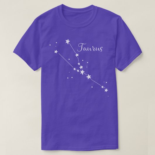 トーラス〔占星術の〕十二宮図星座Tシャツ Tシャツ (デザイン正面)