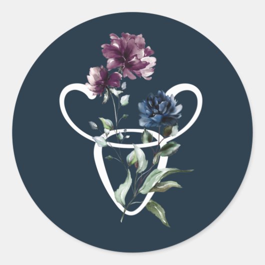 トーラス〔占星術の〕十二宮図記号 ラウンドシール (正面)