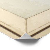 トーラス – 鋸歯 – 深溝 – 星座 ポスター (角)