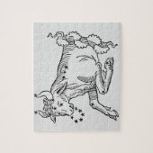 トーラス(Bull) 「詩的のからのイラストレーション ジグソーパズル (縦)