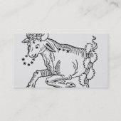 トーラス(Bull) 「詩的のからのイラストレーション 名刺 (裏面)