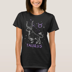 トーラスBullの占星術の星座の(占星術の)十二宮図 Tシャツ