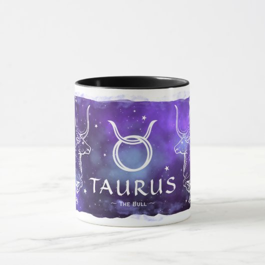 トーラスBull |の占星術の誕生日の(占星術の)十二宮図のマグ マグカップ (中央)