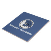 トーランス国旗（カリフォルニア州） タイル (側面)