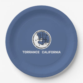 トーランス国旗（カリフォルニア州） ペーパープレート