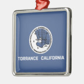 トーランス国旗（カリフォルニア州） メタルオーナメント (左)