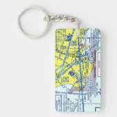 トーランス空港図/タクシー図キーチェーン キーホルダー (正面)