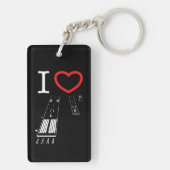 トーランス空港滑走路29L / 29R - 11L / 11R キーホルダー (裏面)