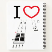 トーランス空港滑走路29L - 29R / 11L - 11R ノートブック (裏面)