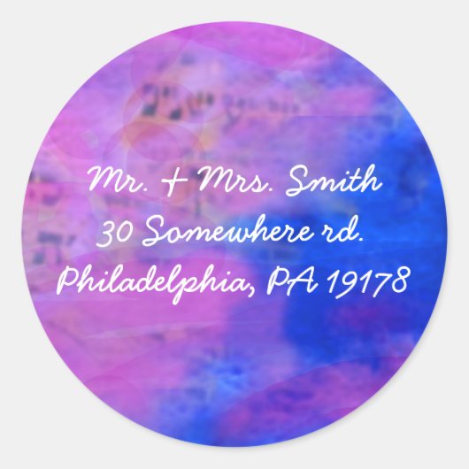 トーラーシール返信応答シールに呼び出される ラウンドシール (正面)