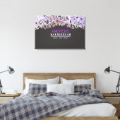 トーラーバーバルミツワーのMELODYサインインボード キャンバスプリント (インサイチュ (寝室))