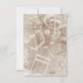 トーラーバーバルミツワーパーティーカード 招待状 (裏面)