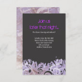 トーラーバーバルミツワーパーティーカード 招待状 (正面/裏面)