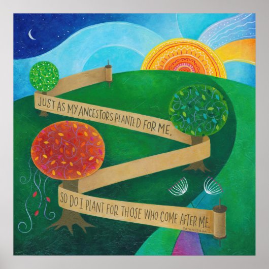 トーラー植栽ポスター ポスター (正面)