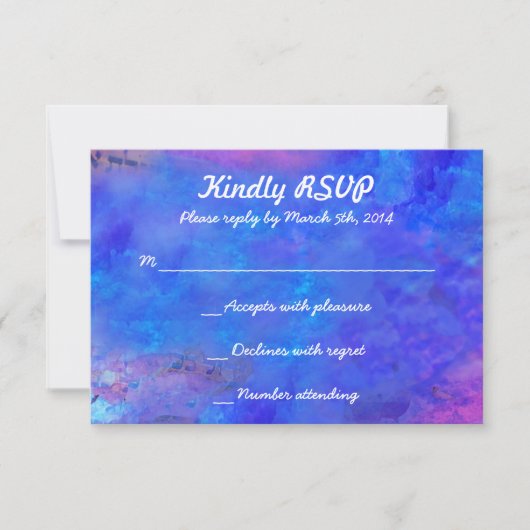 トーラー&チューリップバルミツワー招待状 招待状 (正面)