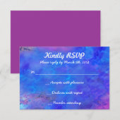 トーラー&チューリップバルミツワー招待状 招待状 (正面/裏面)