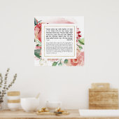 トーラ引用文のためのユダヤの休日のスクコット ポスター (キッチン)