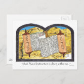 トーラ・スクロール ポストカード (正面/裏面)