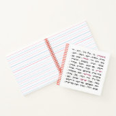 トーラ・パルシオ・パルシャス週刊ヘブライ語朗読会 ノートブック (内部)