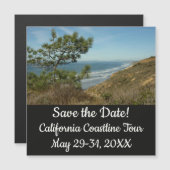 トーリーパインとカリフォルニアの海岸線の風景 (正面/裏面)