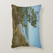 トーリーパインとカリフォルニアの海岸線の風景 アクセントクッション (正面(垂直))