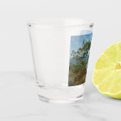 トーリーパインとカリフォルニアの海岸線の風景 ショットグラス (左)