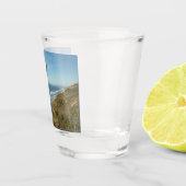 トーリーパインとカリフォルニアの海岸線の風景 ショットグラス (右)