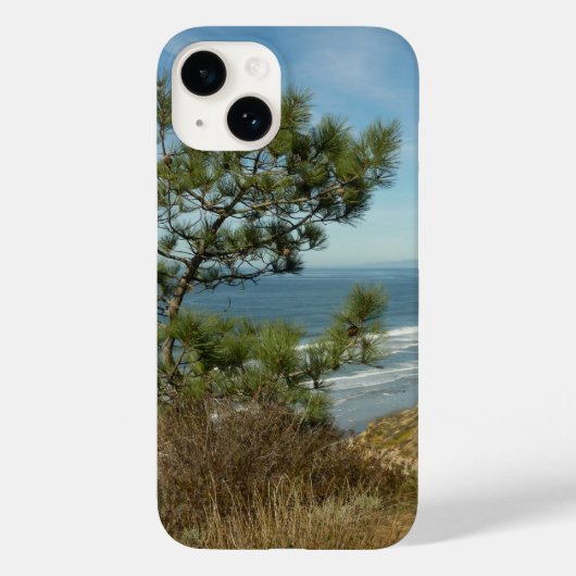 トーリーパインとカリフォルニアの海岸線の風景 Case-Mate iPhoneケース (裏面)
