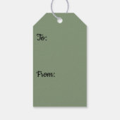 トーリーパインクローズアップカリフォルニアボタニカル ギフトタグ (裏面)