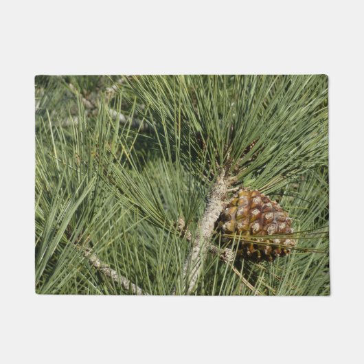 トーリーパインクローズアップカリフォルニアボタニカル ドアマット (正面)