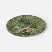 トーリーパインクローズアップカリフォルニアボタニカル ペーパープレート (アングル)