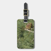 トーリーパインクローズアップカリフォルニアボタニカル ラゲッジタグ (正面縦)