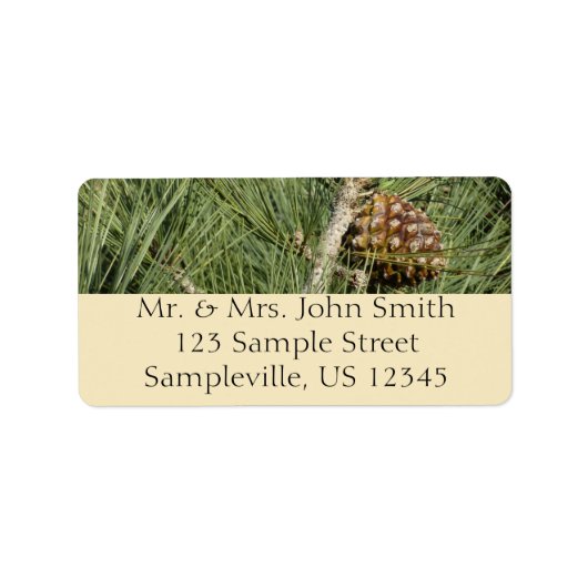 トーリーパインクローズアップカリフォルニアボタニカル ラベル (正面)