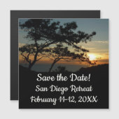 トーリーパインサンセットIカリフォルニアの風景 (正面/裏面)