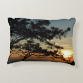トーリーパインサンセットIカリフォルニアの風景 アクセントクッション (裏面)
