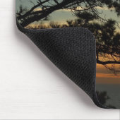 トーリーパインサンセットIカリフォルニアの風景 マウスパッド (コーナー)