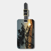 トーリーパインサンセットIカリフォルニアの風景 ラゲッジタグ (正面縦)