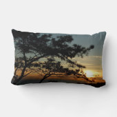 トーリーパインサンセットIカリフォルニアの風景 ランバークッション (裏面)