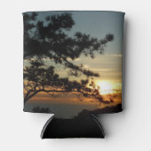 トーリーパインサンセットIカリフォルニアの風景 缶クーラー (正面)