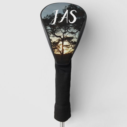 トーリーパインサンセットIIカリフォルニアの風景 ゴルフヘッドカバー (正面)