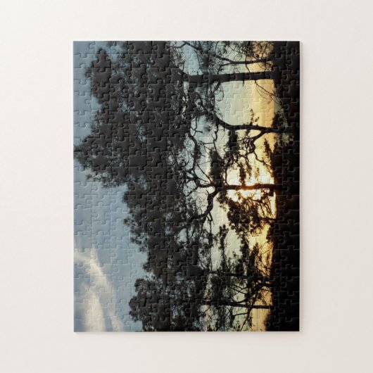 トーリーパインサンセットIIカリフォルニアの風景 ジグソーパズル (縦)