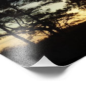 トーリーパインサンセットIIカリフォルニアの風景 フォトプリント (角)