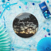 トーリーパインサンセットIIカリフォルニアの風景 ペーパープレート (パーティー)