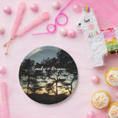 トーリーパインサンセットIIカリフォルニアの風景 ペーパープレート (パーティー)